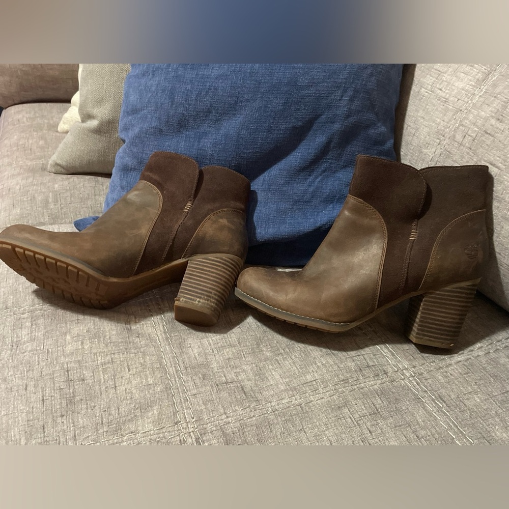 Timberland Brown leather Ankle Boots